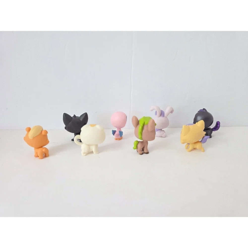 Littlest Pet Shop figure lot minis Jade cat horse duck 8